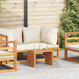 vidaXL Tuin Bijzettafel 3 pcs Bruin 33 x 44,5 x 51 cm Massief Teakhout
