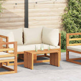 vidaXL Tuin Bijzettafel 3 pcs Bruin 33 x 44,5 x 51 cm Massief Teakhout