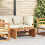 vidaXL Tuin Bijzettafel 3 pcs Bruin 33 x 44,5 x 51 cm Massief Teakhout