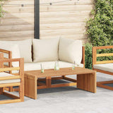 vidaXL Tuin Bijzettafel 3 pcs Bruin 33 x 44,5 x 51 cm Massief Teakhout
