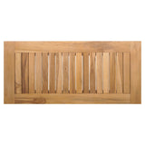 vidaXL Tuinstoel en Tafel Set 2 pcs Crème en bruin Massief teakhout
