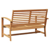 vidaXL Bank Bruin 110 x 65 x 76,5 cm Massief Teakhout