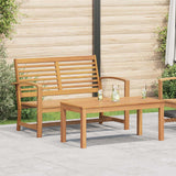 vidaXL Bank Bruin 110 x 65 x 76,5 cm Massief Teakhout
