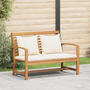 vidaXL Bank Bruin 110 x 65 x 76,5 cm Massief Teakhout