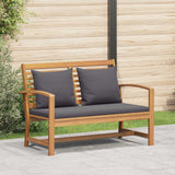 vidaXL Bank Bruin 110 x 65 x 76,5 cm Massief Teakhout
