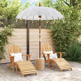 vidaXL Balinese Parasol Crème 190 x 190 x 260 cm Katoen