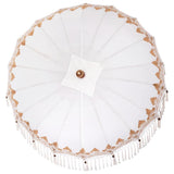 vidaXL Balinese Parasol Crème 190 x 190 x 260 cm Katoen