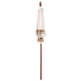 vidaXL Balinese Parasol Cream 185 x 185 x 260 cm Cotton