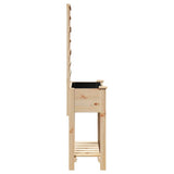 vidaXL Tuin Plantpot Beige 71 x 38 x 152 cm Massief Vurenhout