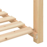 vidaXL Garden Planter Beige 111 x 37 x 76.5 cm Solid Spruce Wood