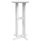 vidaXL Bar Table White 55 x 55 x 107 cm Polyethylene