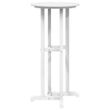 vidaXL Bar Table White 55 x 55 x 107 cm Polyethylene