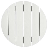 vidaXL Bar Table White 55 x 55 x 107 cm Polyethylene