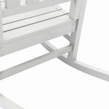 vidaXL Garden Rocking Chair White 92 x 70 x 108 cm HDPE