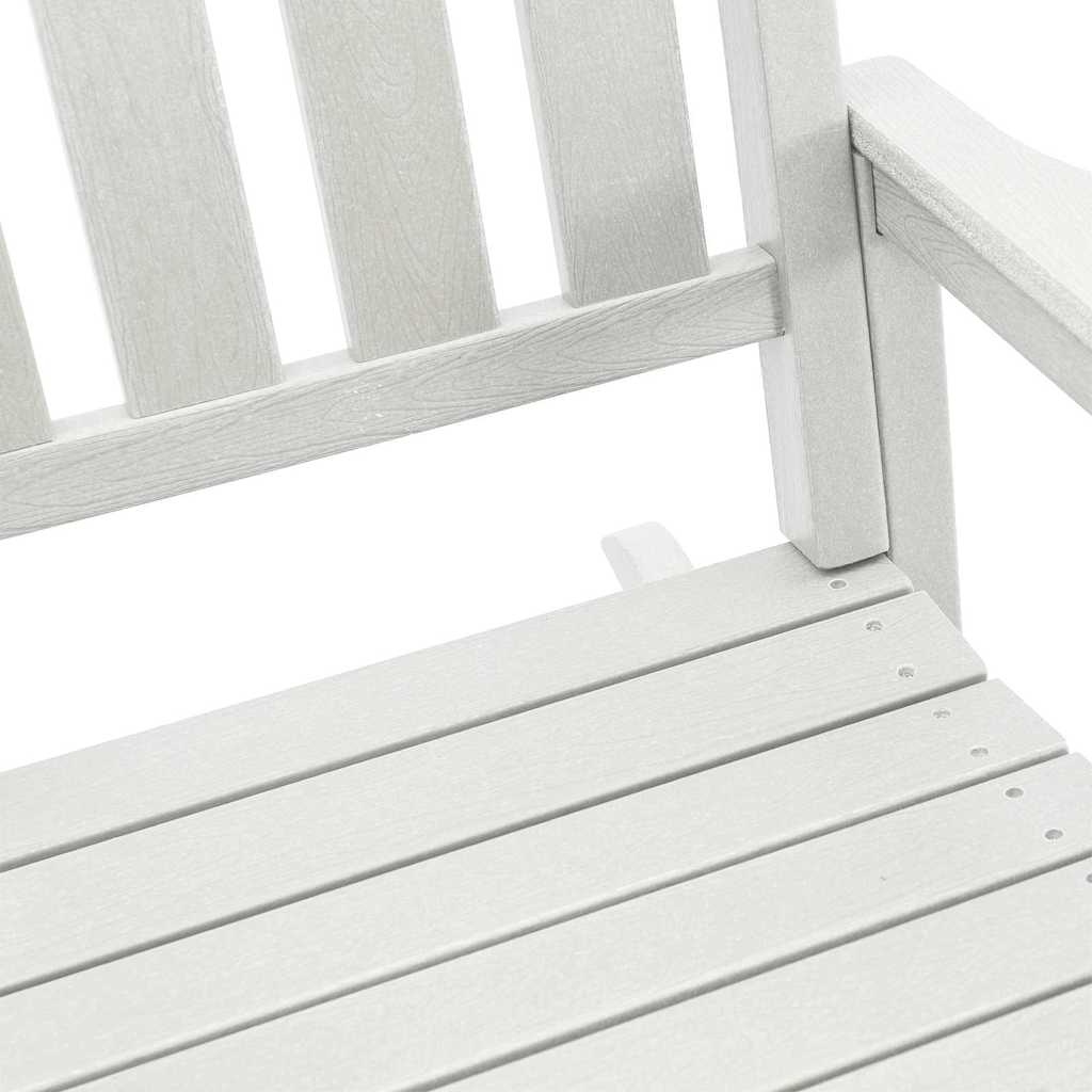 vidaXL Garden Rocking Chair White 92 x 70 x 108 cm HDPE