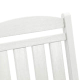 vidaXL Garden Rocking Chair White 92 x 70 x 108 cm HDPE
