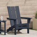 vidaXL Opvouwbare Adirondack Stoel Wit 80,5 x 74,5 x 92 cm HDPE