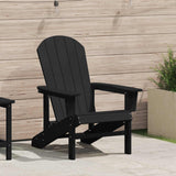 vidaXL Adirondack Chair White 82 x 74 x 92 cm HDPE