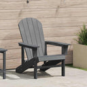 vidaXL Adirondack Chair White 82 x 74 x 92 cm HDPE
