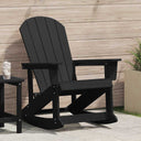 vidaXL Adirondack Rocking Chair White 92 x 73.5 x 92 cm HDPE
