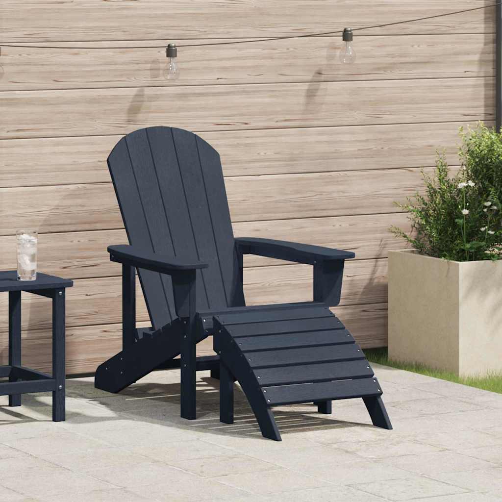 vidaXL Adirondack Chair White 82 x 74 x 92 cm HDPE