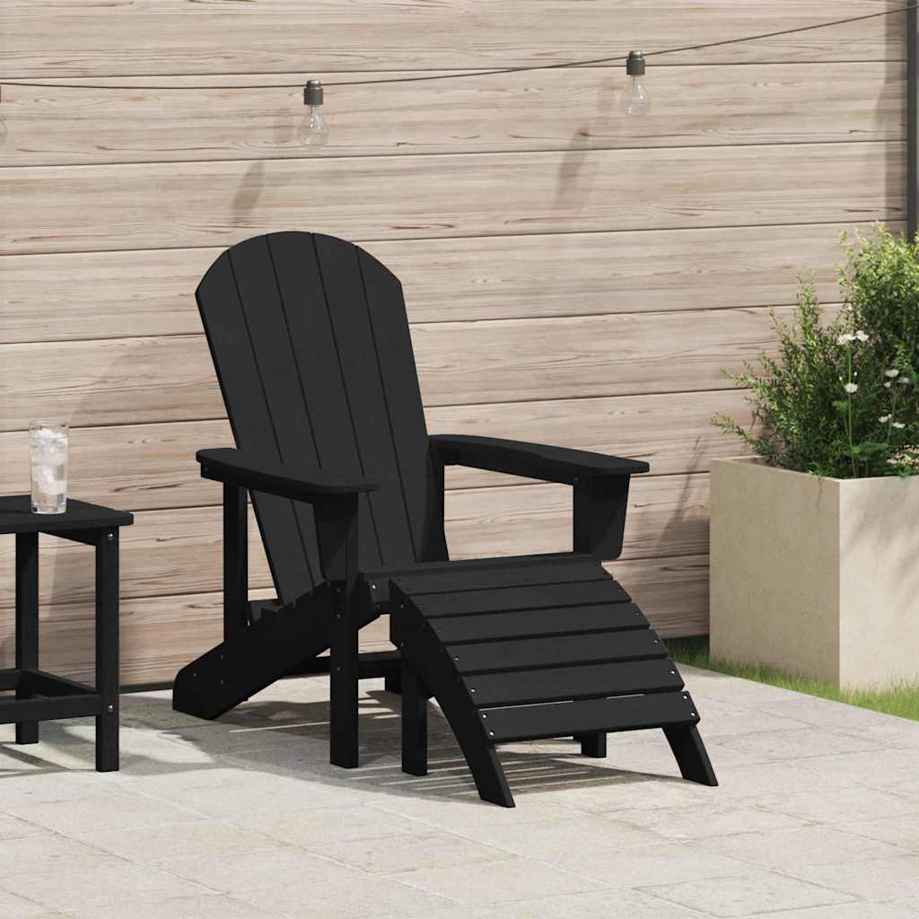 vidaXL Adirondack Chair White 82 x 74 x 92 cm HDPE