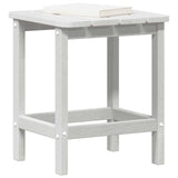 vidaXL Side Table White 38 x 38 x 46 cm Polyethylene