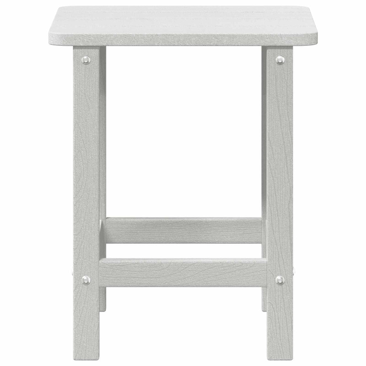vidaXL Side Table White 38 x 38 x 46 cm Polyethylene