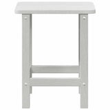 vidaXL Side Table White 38 x 38 x 46 cm Polyethylene