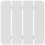 vidaXL Side Table White 38 x 38 x 46 cm Polyethylene