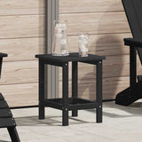 vidaXL Side Table White 38 x 38 x 46 cm Polyethylene