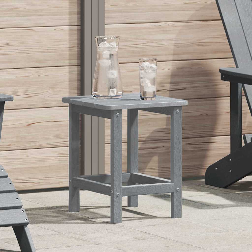 vidaXL Side Table White 38 x 38 x 46 cm Polyethylene