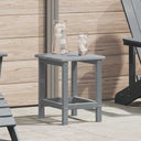 vidaXL Side Table White 38 x 38 x 46 cm Polyethylene
