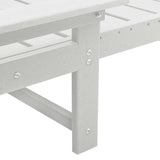 vidaXL Ligstoel Wit 195,5 x 53 x 98,5 cm HDPE