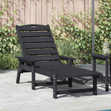 vidaXL Ligstoel Wit 195,5 x 53 x 98,5 cm HDPE