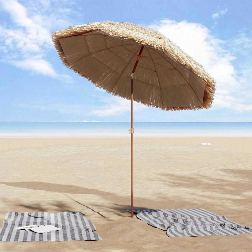 vidaXL Tuinparasol Naturel 160 x 160 x 196 cm