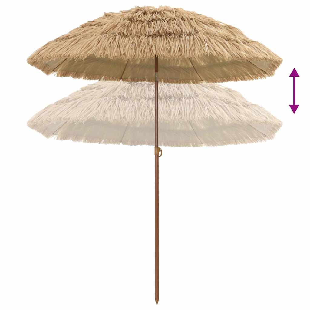 vidaXL Tuinparasol Naturel 160 x 160 x 196 cm