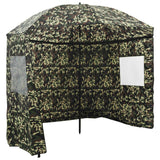 vidaXL Visparaplu 220x193 cm groen