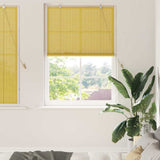 vidaXL Rolgordijn met gordijnen Bruin 60 x 160 cm Bamboe