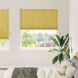 vidaXL Rolgordijn met gordijnen Bruin 60 x 160 cm Bamboe
