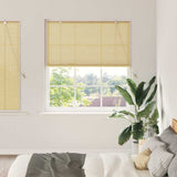 vidaXL Rolgordijn met gordijnen Bruin 60 x 160 cm Bamboe