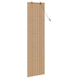 vidaXL Roller Blind with Curtains Natural 60 x 160 cm Bamboo