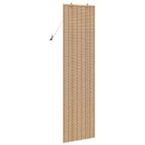 vidaXL Roller Blind with Curtains Natural 60 x 160 cm Bamboo