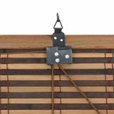 vidaXL Roller Blind with Curtains Brown 60 x 160 cm Bamboo