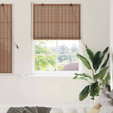 vidaXL Roller Blind with Curtains Brown 60 x 160 cm Bamboo