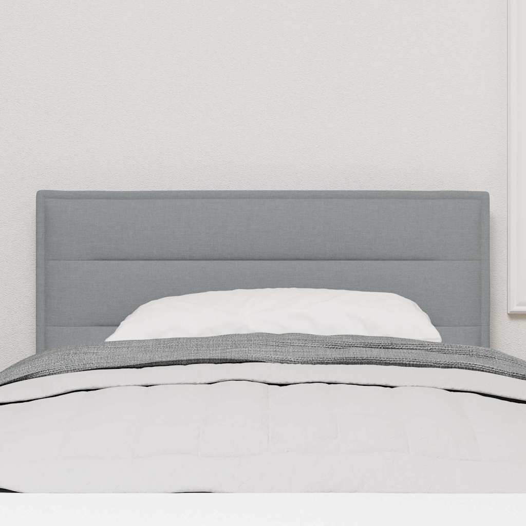vidaXL Hoofdbord Lichtgrijs 80 cm Stof