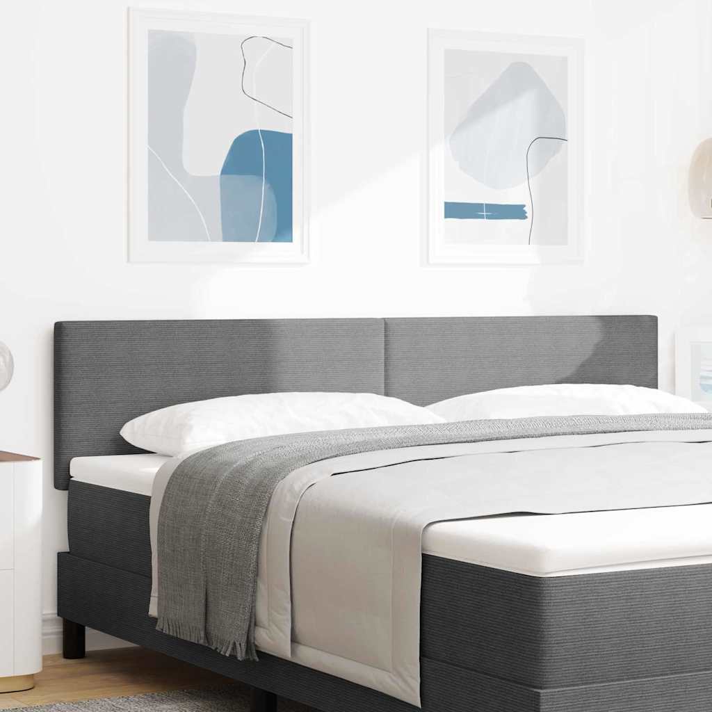vidaXL Hoofdbord Lichtgrijs 80 cm Corduroy stof