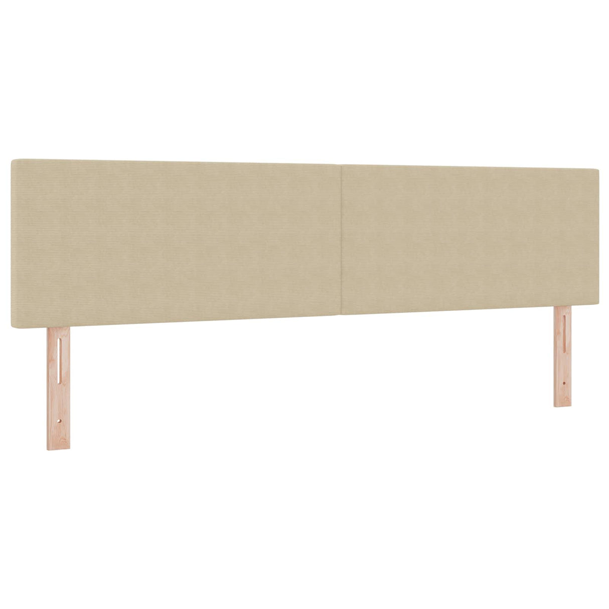 vidaXL Hoofdbord Lichtgrijs 80 cm Corduroy stof