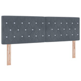 vidaXL Hoofdbord Lichtgrijs 80 cm Fluweel