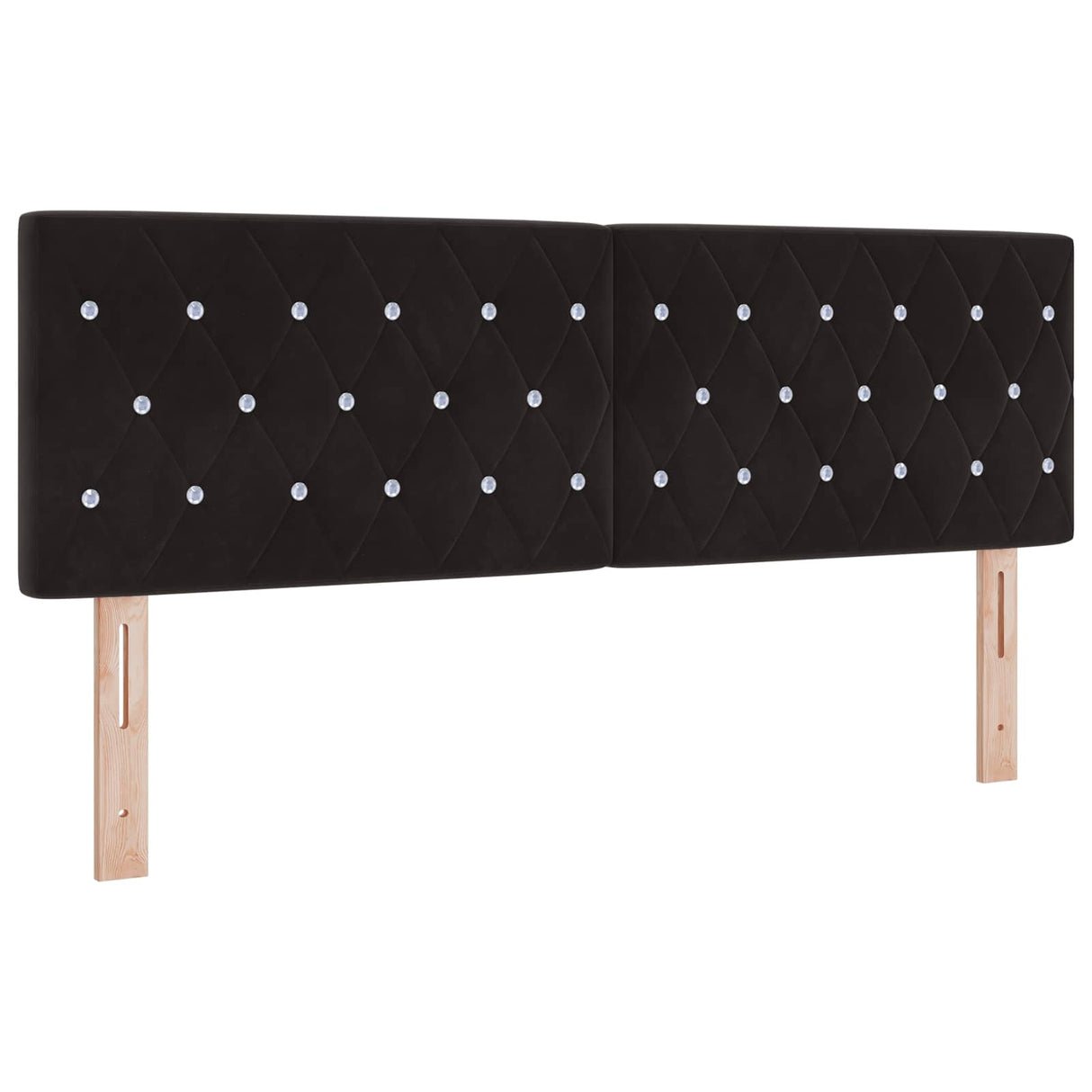 vidaXL Hoofdbord Lichtgrijs 80 cm Fluweel